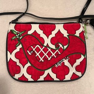 Brighton Love Dove Crossbody Pouch Christmas